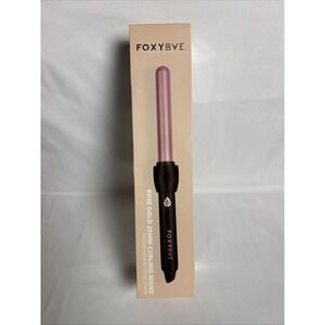 Foxy Bae Rose Gold 25mm Curling Wand Ceramic Tourmaline Pro Hair Styler Tool NEW